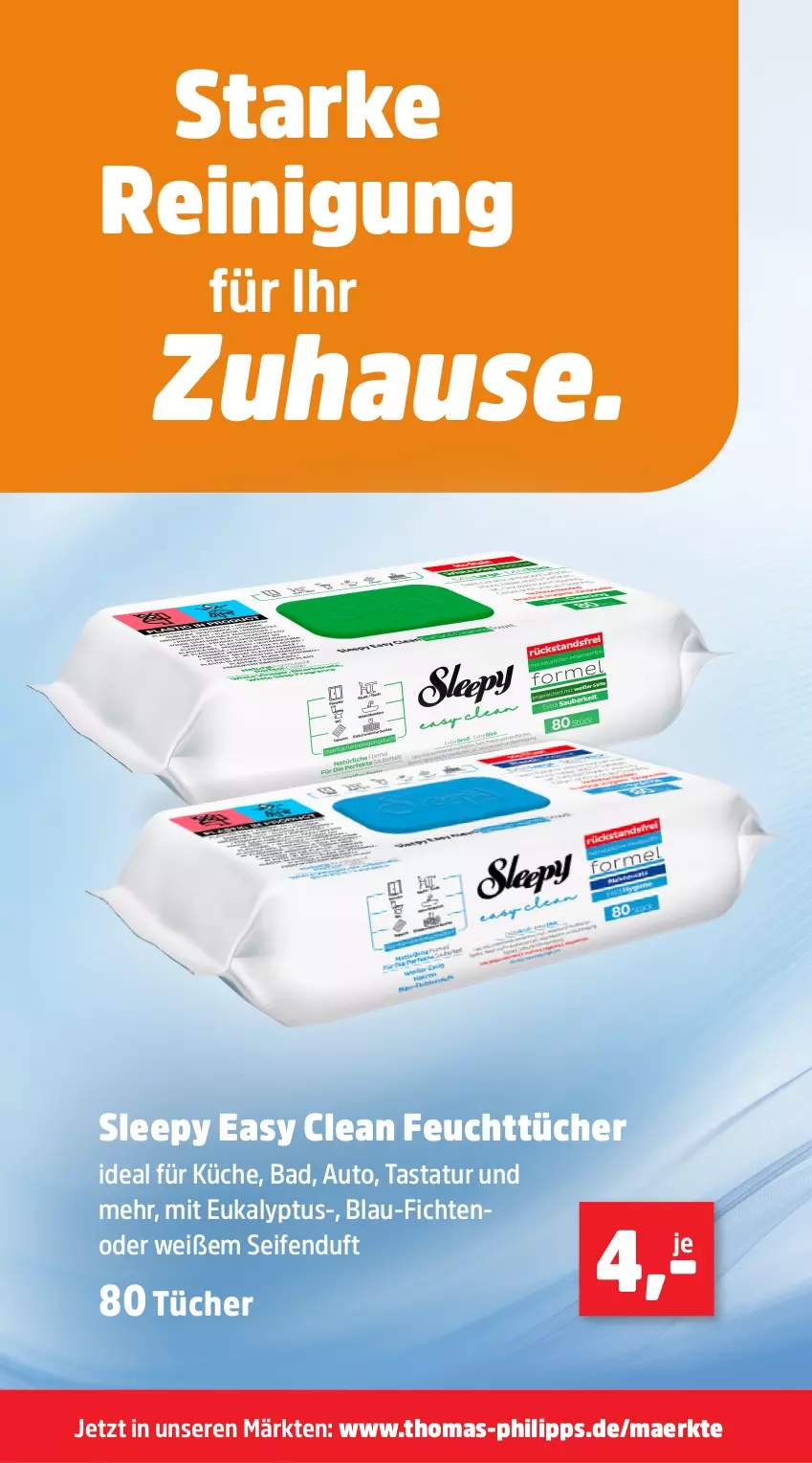 Aktueller Prospekt Thomas Philipps - von 22.09 bis 27.09.2025 - strona 13 - produkty: auto, Bad, feuchttücher, küche, Reinigung, Seife, Tastatur, tücher