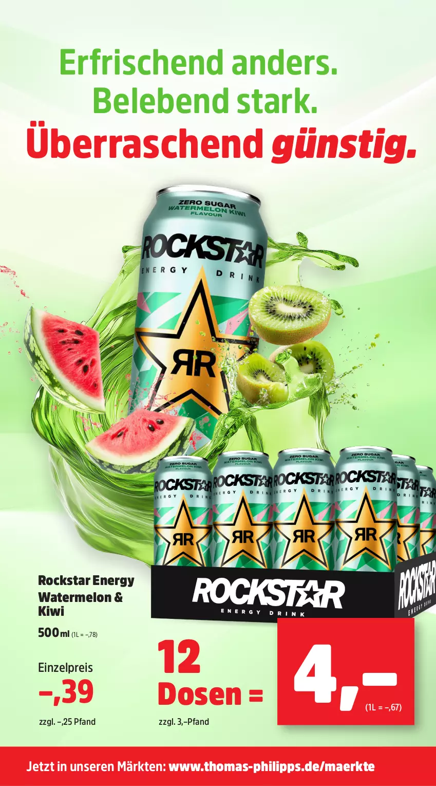 Aktueller Prospekt Thomas Philipps - von 22.09 bis 27.09.2025 - strona 17 - produkty: eis, kiwi, reis, Rockstar, Ti