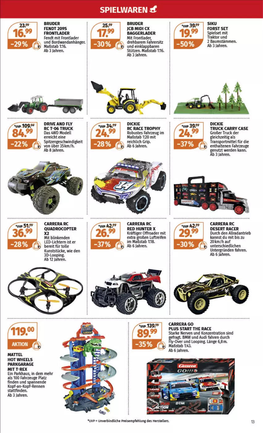 Aktueller Prospekt Mueller - Spielware & Multi-Media - von 27.11 bis 10.12.2022 - strona 13 - produkty: acer, Anhänger, Bau, Carrera, dell, eis, elle, erde, Hot Wheels, led-licht, Mattel, Mode, quad, Quadro, Quadrocopter, reifen, reis, Sport, teller, Ti