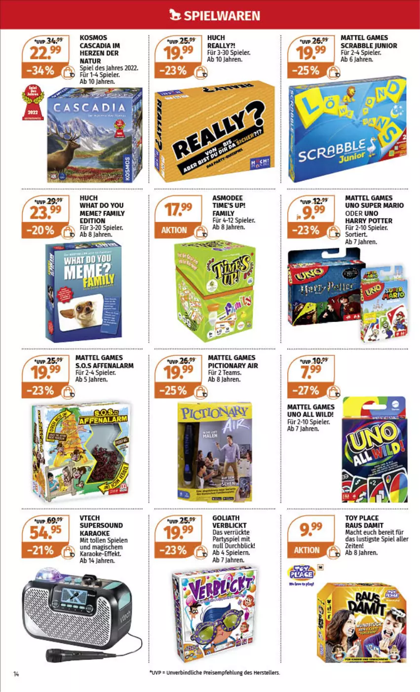 Aktueller Prospekt Mueller - Spielware & Multi-Media - von 27.11 bis 10.12.2022 - strona 14 - produkty: eis, elle, Lusti, mac, Mattel, natur, reis, Spiele, teller, Ti, Wild, Yo