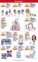 Gazetka promocyjna Mueller - Spielware & Multi-Media - Gazetka - ważna od 10.12 do 10.12.2022 - strona 9 - produkty: Anhänger, ariel, Bau, bürste, diadem, disney, eis, elle, fenster, Jungfrau, kleid, Make-up, Mattel, Puppe, reis, ring, Tasche, taschen, teller, Ti