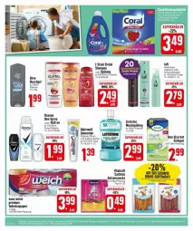 Gazetka promocyjna Edeka - Prospekte - Gazetka - ważna od 17.08 do 17.08.2024 - strona 26 - produkty: arla, Bau, deo, deutschlandcard, Discreet, dove, duschgel, elvital, fisch, fische, flasche, Haarlack, haarspray, katzensnack, katzensnacks, kraft, l'oreal, lack, listerine, mundspülung, papier, rexona, Ria, roll-on, schaumfestiger, shampoo, snack, snacks, spülung, Taft, Ti, toilettenpapier, vita, vitakraft