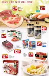 Gazetka promocyjna  - Prospekte - Gazetka - ważna od 30.04 do 30.04.2022 - strona 2 - produkty: ACC, aufschnitt, braten, creme, cremesuppe, filet, filets, ideal zum braten, lachs, lachsfilet, lachsfilets, landschinken, mac, messer, Nordsee, nuss, rohschinken, Schal, Schale, schinken, serrano, spargel, Speck, südtiroler, suppe, Ti