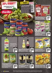 Gazetka promocyjna Edeka - Angebote der Woche - Gazetka - ważna od 23.09 do 23.09.2023 - strona 16 - produkty: barilla, basmati, Basmati Reis, bertolli, bio, coupon, coupons, deka, Dijon Senf, edeka bio, eintopf, eis, essig, flasche, fleisch, Fleisch Suppe, gin, gurke, gurken, heinz, hengstenberg, korn, LG, maggi, maille, natur, olive, oliven, olivenöl, pasta, Pasta Sauce, pesto, rabatt-coupon, reis, rind, rindfleisch, sauce, saucen, senf, Spezi, suppe, Ti, tomate, tomaten, topf, ZTE