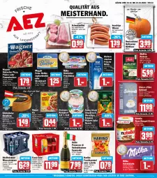 Gazetka promocyjna Aez - Prospekte - Gazetka - ważna od 24.10 do 24.10.2026 - strona 1 - produkty: adelholzener, almighur, almighurt, Alwa, Bergkäse, beutel, Buko, butter, chips, chipsfrisch, coca-cola, cola, creme, Donut, donuts, ecco, ehrmann, ehrmann almighurt, eis, erdnuss, espresso, filet, flammkuchen, flasche, flippies, frische milch, frischkäse, frucht, fruchtgummi, funny-frisch, haribo, hartkäse, Holz, joghur, joghurt, Käse, kuchen, Kürbis, Lakritz, lamm, maggi, maggi fix, meggle, Meister, melitta, milch, milka, milka schokolade, mineralwasser, nuss, nuss-nougat-creme, nutella, oder espresso, oder lakritz, Ofen, pizza, prosecco, puma, reis, schoko, schokolade, schwein, schweine, schweinefilet, spumante, steinofen, steinofen pizza, Streichzart, Ti, tisch, trolli, valdo, wagner, wasser, weihenstephan, wein, weine, wiener, ZTE