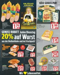 Gazetka promocyjna Edeka - Prospekte - Gazetka - ważna od 22.11 do 22.11.2025 - strona 5 - produkty: aeg, blume, blumen, Blüte, bonbel, brustfilet, butter, butterkäse, eis, filet, garmin, gutsleberwurst, hähnchenbrust, hähnchenbrustfilet, HP, Käse, leberwurst, mac, nuss, pastete, reis, rind, rügenwalder, Saint Agur, schnittkäse, schnittlauch, Ti, top-preis, weichkäse, Wild, Wildblumenkäse, wurst, ZTE, zwiebel, zwiebeln