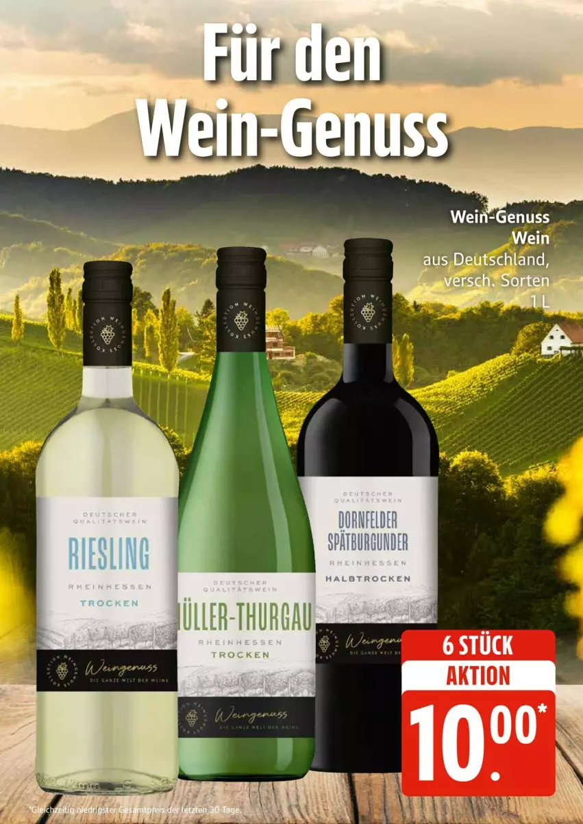 Aktueller Prospekt Edeka - Prospekte - von 13.04 bis 18.04.2026 - strona 24 - produkty: burgunder, dornfelder, riesling