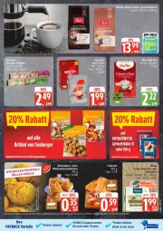 Gazetka promocyjna Edeka - Prospekte - Gazetka - ważna od 18.04 do 18.04.2026 - strona 15 - produkty: bellacrema, Berger, brötchen, ciabatta, coupon, coupons, eis, espresso, Kürbis, Meister, payback, reis, sandwich, seeberger, Ti, ZTE