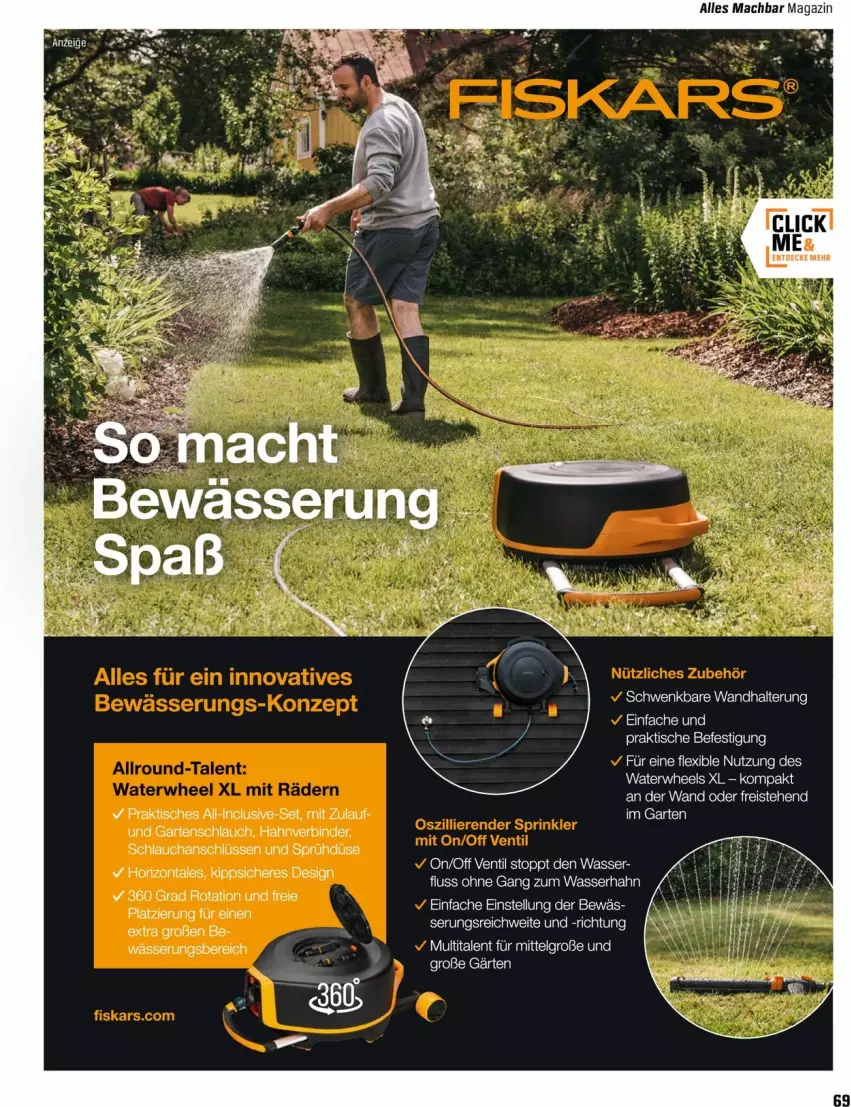 Aktueller Prospekt Obi - Prospekte - von 18.04 bis 31.05.2022 - strona 69 - produkty: eis, Garten, LG, mac, magazin, reis, Ti, tisch, wandhalterung, wasser