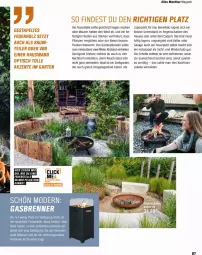Gazetka promocyjna Obi - Prospekte - Gazetka - ważna od 31.05 do 31.05.2022 - strona 87 - produkty: auer, beko, braun, Brennholz, Carport, elle, ente, Garten, Gartenpflanze, Holz, leine, Liege, mac, magazin, pflanze, pflanzen, rasen, Rauch, Ti, tisch, Windschutz