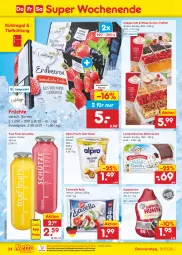 Gazetka promocyjna Netto Marken-Discount - Filial-Angebote - Gazetka - ważna od 15.10 do 15.10.2022 - strona 34 - produkty: alpro, bestpreis, coppenrath, eis, frucht, früchte, kuchen, kühlregal, leckermäulchen, milch, natur, ndk, quark, regal, reis, rel, smoothie, suppe, suppen, Suppenhuhn, Ti, tisch, true fruits, versandkostenfrei, zott, zottarella
