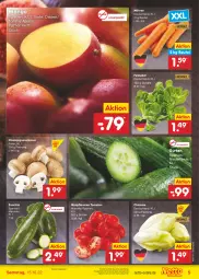 Gazetka promocyjna Netto Marken-Discount - Filial-Angebote - Gazetka - ważna od 15.10 do 15.10.2022 - strona 5 - produkty: angebot, asti, bestpreis, beutel, braun, champignon, champignons, champignons braun, eis, feldsalat, gurke, gurken, mango, möhren, pflaume, pflaumen, reis, salat, Schal, Schale, tee, Ti, tomate, tomaten, ZTE, zucchini