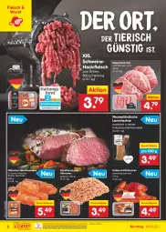 Gazetka promocyjna Netto Marken-Discount - Filial-Angebote - Gazetka - ważna od 15.10 do 15.10.2022 - strona 8 - produkty: auer, bestpreis, braten, butter, dauertiefpreis, eis, fleisch, gewürz, grill, grillhähnchen, hackfleisch, kräuter, kräuterbutter, lachs, lamm, lammlachse, marinade, minutensteaks, ndk, Ofen, paprika, pfeffer, reis, schwein, schweine, Schweinehackfleisch, steak, steaks, Ti, tiefpreis, tomate, versandkostenfrei, wein, weine, wurst