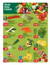 Gazetka promocyjna Feneberg - Prospekte - Gazetka - ważna od 30.03 do 30.03.2024 - strona 6 - produkty: auer, avocado, banane, bananen, basilikum, Bau, beere, beeren, beutel, bio, bio-karotten, bio-zitronen, braten, brot, chiquita, dessert, eis, fisch, fleisch, frucht, früchte, grill, haselnuss, ilag, karotten, kräuter, Lauchzwiebel, lauchzwiebeln, mac, nuss, obst, paprika, paprika rot, Pink Lady, quark, reis, rispentomaten, rwe, saft, salat, salate, sauce, saucen, spargel, spargel grün, Ti, tisch, tomate, tomaten, topf, vanille, vita, vorspeise, zitrone, zitronen, zucchini, zwiebel, zwiebeln