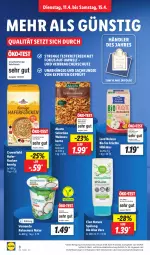 Gazetka promocyjna Lidl - Aktionsprospekt - Gazetka - ważna od 15.04 do 15.04.2023 - strona 10 - produkty: alesto, aloe vera, beutel, bio, Cien, discount, erde, früchte, hafer, haferflocken, kokos, kokosnuss, LG, natur, nuss, Rauch, sac, spülung, tee, Ti, tisch, walnuss, walnusskerne