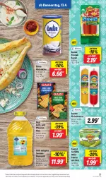 Gazetka promocyjna Lidl - Aktionsprospekt - Gazetka - ważna od 15.04 do 15.04.2023 - strona 39 - produkty: angebot, blume, blumen, blumenöl, eis, fleisch, fleischwurst, grill, hirtenkäse, Käse, pfanne, pfannen, pfannenkäse, preisvorteil, reis, sonnenblume, sonnenblumen, sonnenblumenöl, Sucuk, Ti, und pfanne, wein, wurst, ZTE