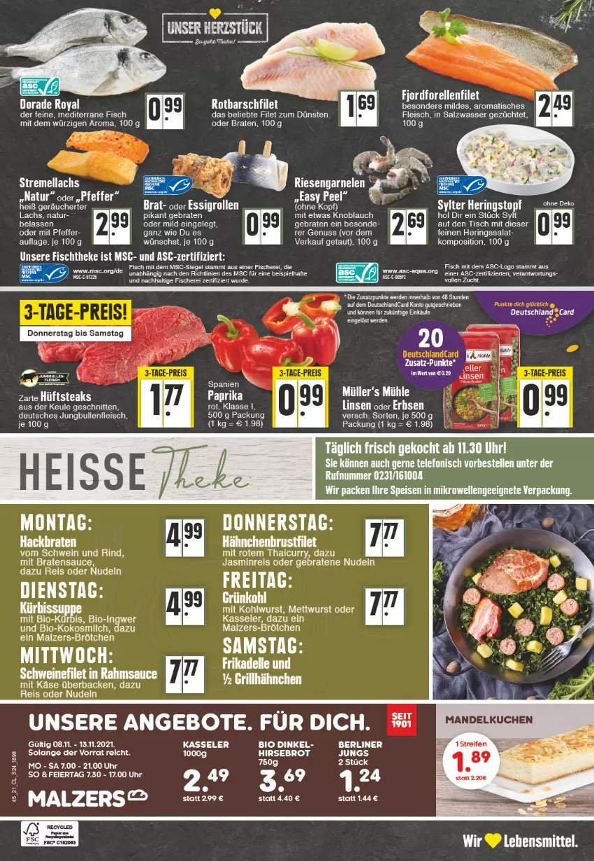 Aktueller Prospekt Edeka - Angebote der Woche - von 08.11 bis 13.11.2021 - strona 24