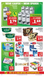 Gazetka promocyjna Marktkauf - Prospekt - Gazetka - ważna od 19.10 do 19.10.2024 - strona 16 - produkty: activia, activia joghurt, brot, danone, discount, eis, ente, flammkuchen, Flammkuchenteig, frische milch, gin, joghur, joghurt, Knackige Mousse, korn, Kornbrot, kuchen, lamm, milch, mousse, papier, reis, schlagrahm, tante fanny, tee, Ti, vollkornbrot, weihenstephan