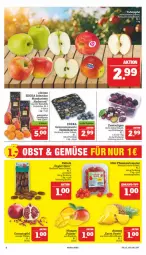 Gazetka promocyjna Marktkauf - Prospekt - Gazetka - ważna od 19.10 do 19.10.2024 - strona 6 - produkty: ananas, apfel, beere, beeren, Datteln, deka, eis, ente, grana, granatapfel, heidelbeere, heidelbeeren, mandarine, mandarinen, mango, mangos, nuss, pflaume, pflaumen, Rana, reis, Ti, tomate, tomaten