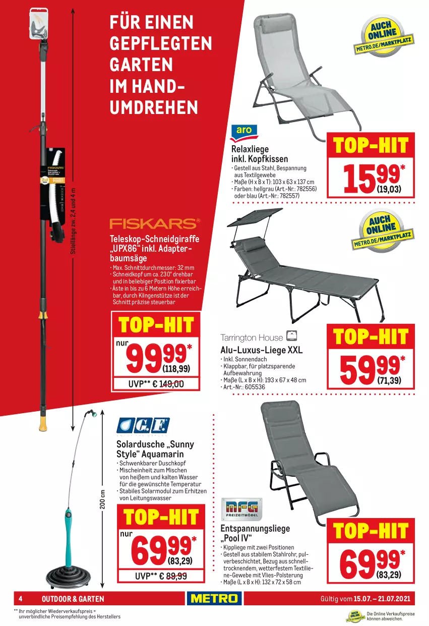 Aktueller Prospekt Metro - NonFood - von 15.07 bis 21.07.2021 - strona 4