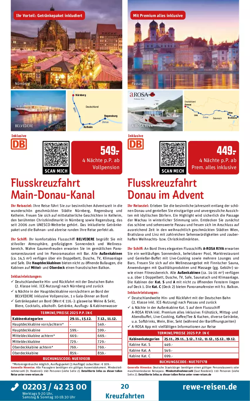 Aktueller Prospekt Rewe Reisen - Reiseprospekt - von 24.07 bis 29.08.2025 - strona 20 - produkty: alkohol, angebot, bett, bier, Biere, Brei, buch, cocktail, cocktails, decke, drink, drinks, dusche, eis, elle, erde, fenster, getränk, getränke, inklusivleistungen, kaffee, kreuzfahrten, kuchen, Liege, Persona, pool, rama, reis, rel, Saunatuch, sekt, tee, Ti, tuc, uhr, wasser, wein, weine, wellnessbereich