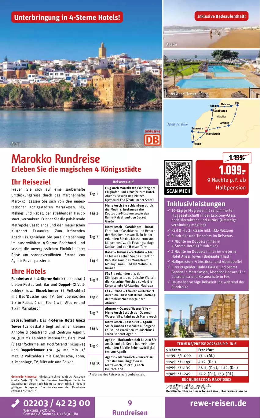 Aktueller Prospekt Rewe Reisen - Reiseprospekt - von 24.07 bis 29.08.2025 - strona 9 - produkty: aust, Bad, Bau, buch, deo, deutschsprachige reiseleitung, dusche, eis, elle, inklusivleistungen, leine, Liege, Maus, Metro, ouzo, pool, reis, reiseverlauf, rel, ring, rum, schirme, Ti, tisch, uhr, wasser