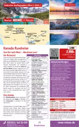 Gazetka promocyjna Rewe Reisen - Reiseprospekt - Gazetka - ważna od 29.08 do 29.08.2025 - strona 15 - produkty: Bad, buch, decke, deutschsprachige reiseleitung, dusche, eis, Elektro, elle, ente, erde, gin, inklusivleistungen, Kingston, kraft, LG, mac, Metro, natur, pflanze, pflanzen, reis, reiseverlauf, rel, Ti, tisch, uhr, wasser, Weste, Wild, Yo