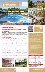 Gazetka promocyjna Rewe Reisen - Reiseprospekt - Gazetka - ważna od 29.08 do 29.08.2025 - strona 25 - produkty: Alwa, angebot, angebote, auer, aust, axe, Bad, Bademantel, Brei, buch, dusche, ecco, eis, Elan, elle, erde, flasche, Garten, gutschein, hausmarke, inklusivleistungen, innenpool, küche, Küchen, kurtaxe, LG, Liege, Mantel, mineralwasser, Mode, Mountainbike, natur, ndk, pool, reis, ring, salz, slip, Slipper, Sport, Tasche, Ti, Tiere, tisch, uhr, wasser, wellnessbereich, Yo, ZTE