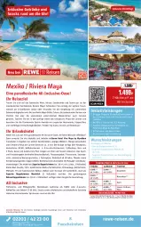 Gazetka promocyjna Rewe Reisen - Reiseprospekt - Gazetka - ważna od 29.08 do 29.08.2025 - strona 8 - produkty: alkohol, alkoholfreie getränke, angebot, Bad, ball, buch, deutschsprachige reiseleitung, dusche, eis, elle, ente, Garten, getränk, getränke, hipp, inklusivleistungen, kaffee, kühlschrank, Liege, Mode, pool, pril, reis, rel, rezept, rum, Schal, schlafzimmer, Schrank, snack, snacks, spirituosen, Sport, tee, Thea, Ti, Tulum, uhr, wasser, Wassersport