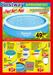 Gazetka promocyjna  - Prospekte - Gazetka - ważna od 11.04 do 11.04.2026 - strona 4 - produkty: adapter, auto, Bau, eis, Garten, gartenschlauch, Kescher, korb, pool, Reinigung, Ria, rwe, schlauch, Teleskop, teleskopstiel, thermometer, Ti, tisch, wasser