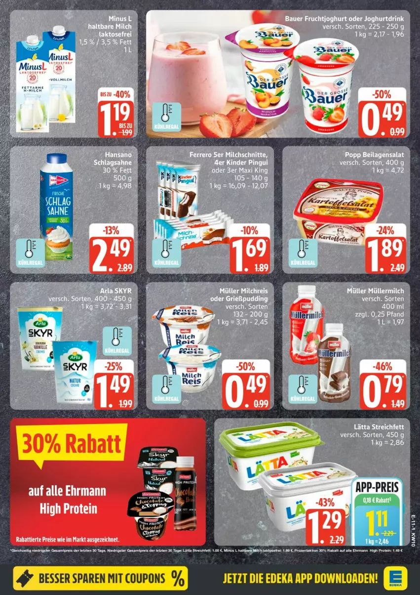 Aktueller Prospekt Edeka - Prospekte - von 02.03 bis 07.03.2026 - strona 15 - produkty: brie, coupon, coupons, deka, ehrmann, eis, reis, Skyr, Ti, vanille