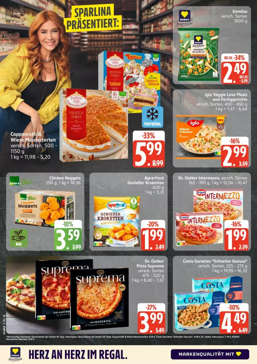 Aktueller Prospekt Edeka - Prospekte - von 02.03 bis 07.03.2026 - strona 16 - produkty: Kette, Kroketten, nuggets, regal, Ti, torte