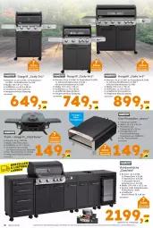 Gazetka promocyjna  - Gazetka - ważna od 02.05 do 02.05.2026 - strona 20 - produkty: Bau, decke, Deckel, edelstahl, feuerschale, gasgrill, grill, grillrost, küche, kühlschrank, lamm, LG, Ofen, piezo-zündung, pizza, Pizzaofen, Schal, Schale, Schrank, thermometer, Ti, tisch