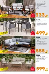 Gazetka promocyjna  - Gazetka - ważna od 02.05 do 02.05.2026 - strona 4 - produkty: eis, HP, kissen, latte, limo, lounge-set, reis, Rückenkissen, sessel, Sofa, Stühl, Ti, tisch, tischplatte