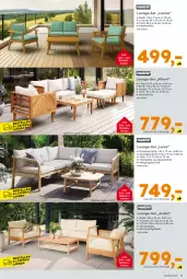 Gazetka promocyjna  - Gazetka - ważna od 02.05 do 02.05.2026 - strona 5 - produkty: Bank, dekokissen, eis, hocker, Holz, HP, kissen, latte, lounge-set, reis, Rückenkissen, sessel, Sofa, Ti, tisch, tischplatte