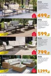 Gazetka promocyjna  - Gazetka - ważna od 02.05 do 02.05.2026 - strona 6 - produkty: Bank, dekokissen, glasplatte, Holz, HP, kissen, latte, lounge-set, Rückenkissen, sessel, Ti, tisch, tischplatte