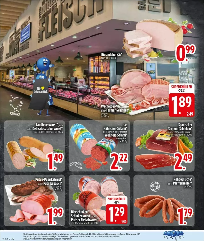 Aktueller Prospekt Edeka - Prospekte - von 15.06 bis 20.06.2026 - strona 16 - produkty: HP, salami, Stier, Ti