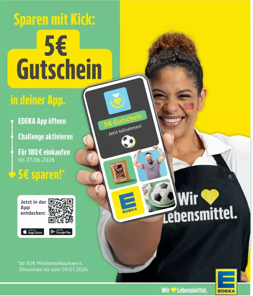 Aktueller Prospekt Edeka - Prospekte - von 15.06 bis 20.06.2026 - strona 7 - produkty: decke, gutschein