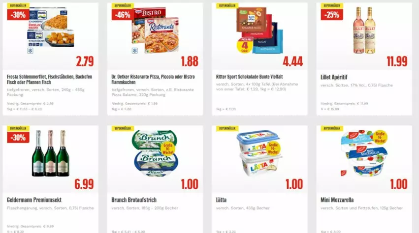 Aktueller Prospekt Edeka - Prospekte - von 18.11 bis 25.11.2024 - strona 3 - produkty: aperitif, aufstrich, backofen, backofen fisch, brot, brotaufstrich, cola, Dr. Oetker, fisch, flammkuchen, frosta, geldermann, kuchen, lamm, lillet, mozzarella, Ofen, pfanne, pfannen, pizza, rel, ristorante, ristorante pizza, ritter, ritter sport, schoko, schokolade, sekt, Sport, Ti