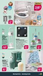 Gazetka promocyjna Netto - Woche 12 - Gazetka - ważna od 23.03 do 23.03.2024 - strona 21 - produkty: AA-Batterien, AAA-Batterien, Abfalleimer, Allzweckmatte, auto, axe, batterie, batterien, bürste, bürsten, decke, Deckel, eimer, eis, leimer, papier, Ria, Schal, Ti, tisch, Waage, waschbecken, wasser, wc-sitz, weck