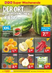 Gazetka promocyjna Netto Marken-Discount - Filial-Angebote - Gazetka - ważna od 13.08 do 13.08.2022 - strona 32 - produkty: aprikose, aprikosen, asti, Birnen, bonduelle, chrysanthemen, eis, elle, galiamelone, melone, melonen, ndk, paprika, paprika rot, reis, salat, Salatmix, Schal, Schale, Spitzpaprika, Ti, topf, versandkostenfrei, wasser, wassermelone, wassermelonen, zucker