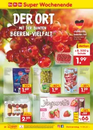 Gazetka promocyjna Netto Marken-Discount - Filial-Angebote - Gazetka - ważna od 13.08 do 13.08.2022 - strona 34 - produkty: beere, beeren, chips, choclait chips, cranberries, eis, johannisbeere, Johannisbeeren, ndk, reis, Schal, Schale, schoko, schokolade, Stachelbeeren, Ti, versandkostenfrei, Yo, yogurette