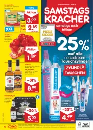 Gazetka promocyjna Netto Marken-Discount - Filial-Angebote - Gazetka - ważna od 13.08 do 13.08.2022 - strona 40 - produkty: alkohol, angebot, angebote, Apple, bestpreis, bourbon, bourbon whiskey, discount, eis, Holz, jim beam, kentucky straight, kerrygold, kerrygold extra, kracher, krombache, krombacher, krombacher pils, marken-discount, ndk, pflaume, pflaumen, pils, reis, salz, Schal, Schale, Soda, sodastream, Ti, tomate, tomaten, tuc, versandkostenfrei, whiskey, ZTE