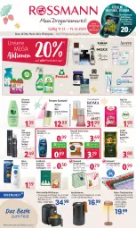 Gazetka promocyjna Rossmann - Prospekte - Gazetka - ważna od 15.12 do 15.12.2023 - strona 1 - produkty: akku, beutel, braten, buch, deka, dolce gusto, duschdas, dusche, eau de toilette, eis, fritteuse, Geschenkpapier, grill, haarspray, Heißluftfritteuse, Holz, isolierkanne, jacobs, jacobs krönung, kaffee, kraft, lack, ladekabel, Leuchte, LG, Nescafé, nivea, oder schaumfestiger, papier, reis, schauma, schauma shampoo, schaumfestiger, shampoo, spülung, Taft, Ti, Tiere, tisch, tischleuchte, Tüte, usb, weihnachten, Yo, ZTE