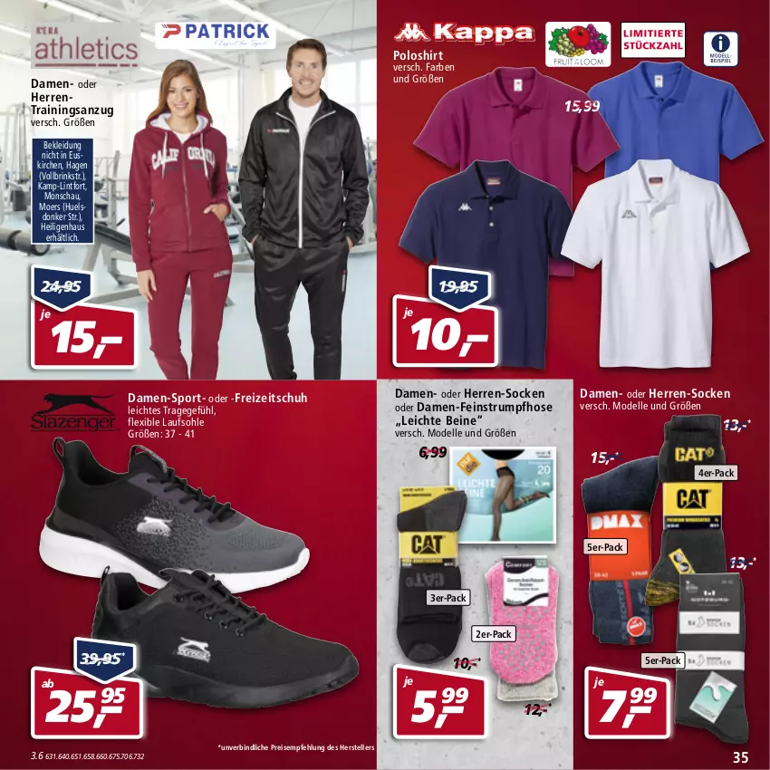 Aktueller Prospekt Real - Real Handzettel - von 21.02 bis 26.02.2022 - strona 35 - produkty: Anzug, dell, eis, elle, herren-socken, hose, kleid, Kleidung, Mode, poloshirt, reis, rum, shirt, socken, Sport, Strumpfhose, teller, trainingsanzug