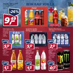 Gazetka promocyjna Real - Real Handzettel - Gazetka - ważna od 26.02 do 26.02.2022 - strona 18 - produkty: Alwa, coca-cola, cola, drink, eis, energy drink, fanta, fanta oder, fanta oder sprite, flasche, gerolsteine, gerolsteiner, getränk, getränke, Hohes C, mineralwasser, monster, natur, oder sprite, reis, rel, schweppes, sprite, Sprudel, steiner, tee, Ti, volvic, wasser