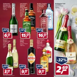 Gazetka promocyjna Real - Real Handzettel - Gazetka - ważna od 26.02 do 26.02.2022 - strona 21 - produkty: amaro, Apple, averna, bombay sapphire, brut, dry gin, eis, flasche, geldermann, gin, henkel, henkell, Henkell Trocken, jack daniel, london dry, london dry gin, reis, rotkäppchen, sapphire, sekt, Sierra, sierra tequila, tennessee whiskey, tequila, whiskey