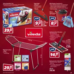 Gazetka promocyjna Real - Real Handzettel - Gazetka - ważna od 26.02 do 26.02.2022 - strona 31 - produkty: bodenwischer, eimer, Holz, kraft, laminat, latte, rama, reifen, Reinigung, socken, Teleskop, teleskopstiel, Ti, Trockner, wäschetrockner, Wischmopp