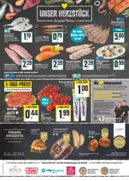 Gazetka promocyjna E Center - Angebote der Woche - Gazetka - ważna od 25.06 do 25.06.2022 - strona 24 - produkty: apfel, aqua, braten, brot, creme, decke, deka, Dorade, dorade royal, eis, elle, erde, filet, filets, fisch, fische, Fischer, garnelen, grill, Jubiläums, knoblauch, lachs, lachsfilet, lebensmittel, Makrele, matjes, nuss, Odol, rel, riesengarnelen, rispentomaten, Rotbarsch, rotbarschfilet, rwe, sauce, Schere, schwein, schweine, tee, Ti, tomate, tomaten, wein, weine, zahncreme