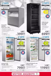 Gazetka promocyjna Selgros - Gastronomie - Gazetka - ważna od 17.04 do 17.04.2024 - strona 21 - produkty: Behälter, edelstahl, eis, eiswürfel, Hela, kühlschrank, kühlschrank mit, reis, saro, schlauch, Schrank, Sport, tee, Ti, tisch, türanschlag wechselbar, ventilator, wasser, würfel